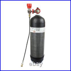 30MPA Carbon Fiber Valve Fill Station With Hose For PCP Air Tank M18x1.5 4500psi