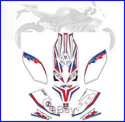 3D Gel Complete Fairing Fuel Tank Pad Decal Sticker For BMW S1000RR 2014-2017