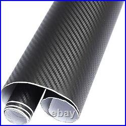 3D Matte Carbon Fiber Vinyl Wrap Film Wrap Roll Bubble Free Air Release Decal