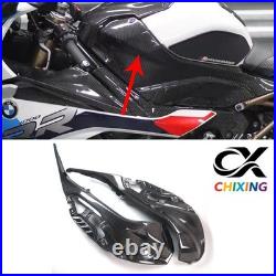 3K Real Carbon Fiber Tank Side Panels for BMW S1000RR 2019-2026