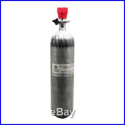 3L 4500PSI High Pressure Carbon Fiber Air Composite Tank Filling Paintball Valve