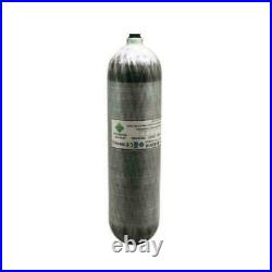 3L Carbon Fiber Gas Cylinder 4500psi HPA Air Tank Regulator With Gauge Hose PCP