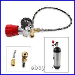 4500 PSI Carbon Fiber Valve Gauge SCBA PCP Paintball Air Tank Valve M18x1.5 NEW