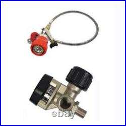 4500 PSI Carbon Fiber Valve Gauge SCBA PCP Paintball Air Tank Valve M18x1.5 NEW