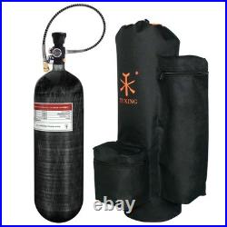 4500 PSI PCP Air Tank 0.42L Carbon Fiber HPA Cylinder for Paintball & Air Rifles