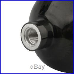 4500PSI 68CI Carbon Fiber HPA Air Tank Paintball 5/8-18UNF 300Bar Pressure Black