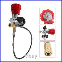 4500PSI Carbon Fiber Valve Gauge High Pressure SCBA PCP Paintball Air Tank Valve