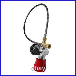 4500PSI Carbon Fiber Valve Gauge High Pressure SCBA PCP Paintball Air Tank Valve