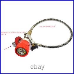 4500PSI High Pressure SCBA Paintball Air Tank Valve Carbon Fiber Valve Gauge