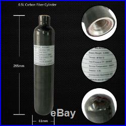 4500Psi Paintball 0.5L High Pressure Air Tank Carbon Fiber Cylinder M18x1.5 PCP