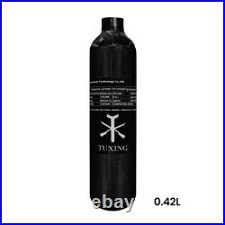 4500Psi Pcp Air Tank 0.42L 25Cu in 420cc Carbon Fiber HPA Tank, Gas Cylinder, P 4500Psi Pcp Air Tank 0.42L 25Cu in 420cc Carbon Fiber HPA Tank, Gas Cylinder, P