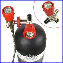 4500Psi SCBA Valve Regulator Fill Station Hose For PCP Carbon Fiber Air Tank M18