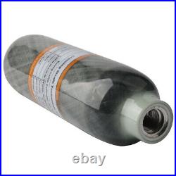 4500psi 0.22L/13CI Carbon Fiber Cylinder PCP Paintball Compressed Scuba Tank US