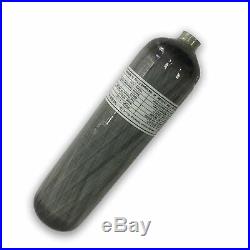 4500psi 3L CE Carbon Fiber Cylinder Tank Air Bottle Fill Station PCP Paintball