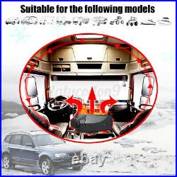 5KW 12V Carbon Fiber Diesel Air Heater LCD Thermostat Tank RV Trailers Truck US