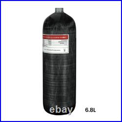 6.8L 4500psi Carbon Fiber Air Tank(Empty Bottle)& Paintball Fill Station with 6.8L 4500psi Carbon Fiber Air Tank(Empty Bottle)& Paintball Fill Station with