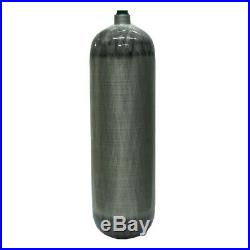 6.8L DOT Thread 7/8-14UNF Carbon Fiber Tank 4500Psi Cylinder For Scuba SCBA US