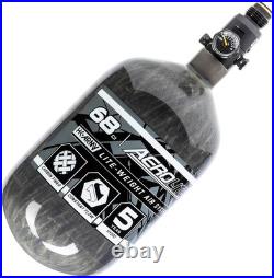 68/4500 Aerolite Carbon Fiber Paintball Tank Lightweight and High Performance 68/4500 Aerolite Carbon Fiber Paintball Tank Lightweight and High Performance