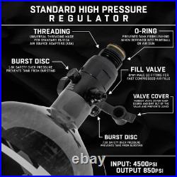 68/4500 Aerolite HPA Compressed Air Tank System Clear 68/4500 Aerolite HPA Compressed Air Tank System Clear