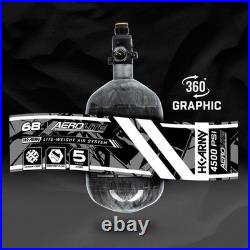 68/4500 Aerolite HPA Compressed Air Tank System Clear