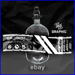 68/4500 Aerolite HPA Compressed Air Tank System Clear 68/4500 Aerolite HPA Compressed Air Tank System Clear