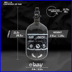 68/4500 Aerolite HPA Compressed Air Tank System Smoke 68/4500 Aerolite HPA Compressed Air Tank System Smoke