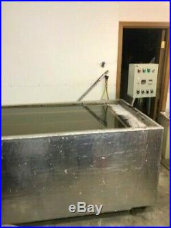 8'x4' Stainless Hydrographic Tank Carbon Fiber Film WithRinse Station & Extras