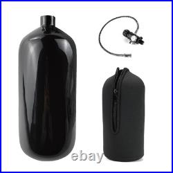 98ci Carbon Fiber Paintball Tank, Black Coating Carbon Fiber PCP HPA Air Tank 98ci Carbon Fiber Paintball Tank, Black Coating Carbon Fiber PCP HPA Air Tank