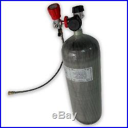 9L CE 4500Psi Carbon Fiber Cylinder EEBD Bottle Scuba Diving Tank Fireman Rescue