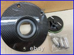 Accossato Carbon Fiber Gas Tank Cap for Honda (many) Quick Turn Fuel cap