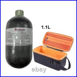 Acecare 1.1L PCP Air Tank 4500psi Carbon Fiber Tank Kits for Paintball Air Rifle Acecare 1.1L PCP Air Tank 4500psi Carbon Fiber Tank Kits for Paintball Air Rifle