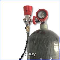 Acecare 6.8L CE PCP Tank 4500psi Carbon Fiber Air Tank Paintball Charging Kits