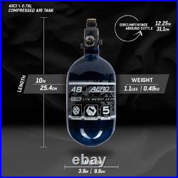 AeroLite Carbon Fiber Tank 48ci / 4500psi Blue