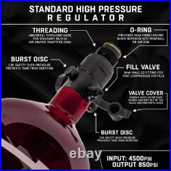 AeroLite Carbon Fiber Tank 48ci / 4500psi Red