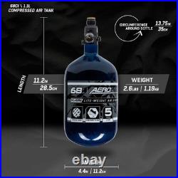 AeroLite Carbon Fiber Tank 68ci / 4500psi Blue