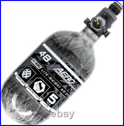 Aerolite Carbon Fiber HPA Paintball Tank Air System 48Ci / 4500Psi Aerolite Carbon Fiber HPA Paintball Tank Air System 48Ci / 4500Psi