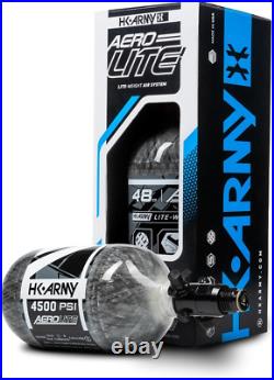 Aerolite Carbon Fiber HPA Paintball Tank Air System 48Ci / 4500Psi Aerolite Carbon Fiber HPA Paintball Tank Air System 48Ci / 4500Psi