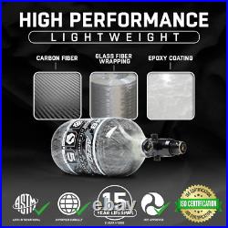 Aerolite Carbon Fiber HPA Paintball Tank Air System 48Ci / 4500Psi Aerolite Carbon Fiber HPA Paintball Tank Air System 48Ci / 4500Psi