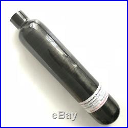 Air Rifle 0.5L 30Mpa Paintball Tank Carbon Fiber Air Cylinder PCP Bottle Black