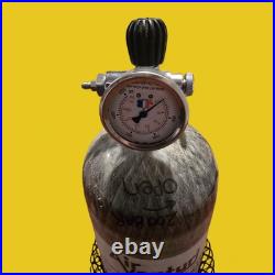 Air Venturi 146CC Carbon Fiber Tank W Extras! DUAL Gauges, Anti Roll Cup, Handle