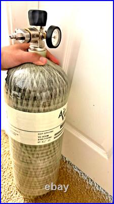 Air Venturi Carbon Fiber Tank, 4500 PSI, 98 Cu Ft with $150 with A Traveler Case