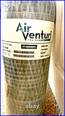 Air Venturi Carbon Fiber Tank, 4500 PSI, 98 Cu Ft with $150 with A Traveler Case