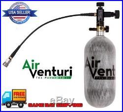 Air Venturi Carbon Fiber Tank & Fill Station 4500 PSI 90 Cu In HPA PCP ...