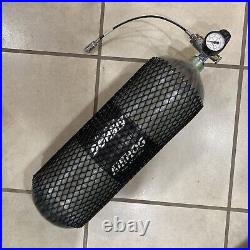 AirHog Carbon Fiber Whole Hog 88 Cu Ft Tank W Regulator And Fill Line Used Once