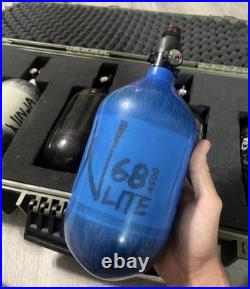 Airsoft HPA Carbon Fiber Tanks 68 cubic-inch/4500 per square-inch (x6) with Case