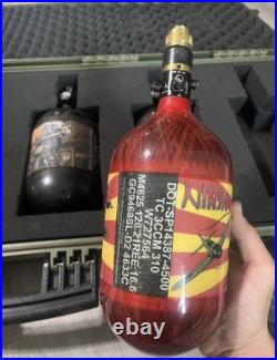 Airsoft HPA Carbon Fiber Tanks 68 cubic-inch/4500 per square-inch (x6) with Case