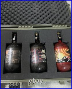 Airsoft HPA Carbon Fiber Tanks 68 cubic-inch/4500 per square-inch (x6) with Case