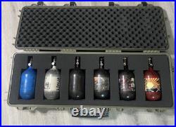 Airsoft HPA Carbon Fiber Tanks 68 cubic-inch/4500 per square-inch (x6) with Case