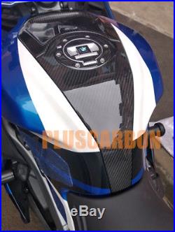 BMW K1200S K1300S Center Tank Cover Twill Carbon Fiber GLOSSY (Fits BMW K1200S)