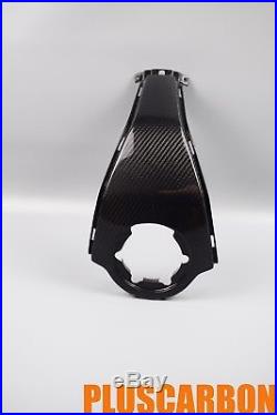 BMW K1200S K1300S Center Tank Cover Twill Carbon Fiber GLOSSY (Fits BMW K1200S)